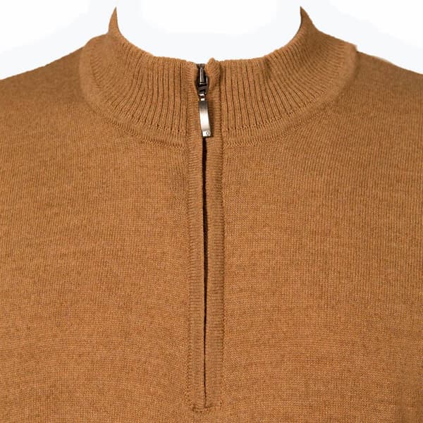 Pasion Morena Sweater Med Halv Lynlås Brun M