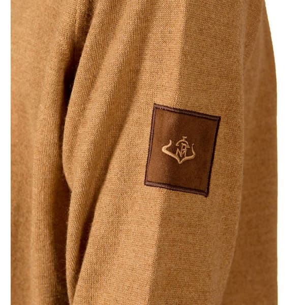 Pasion Morena Sweater Med Halv Lynlås Brun M