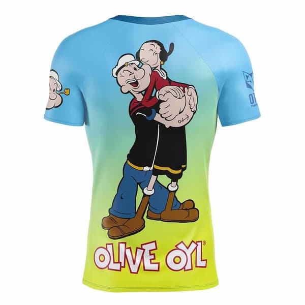 Otso Kortærmet T-shirt Popeye & Olive  XL Mand