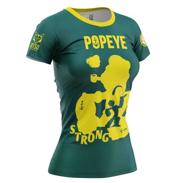 Otso Kortärmad T-shirt Popeye Strong L Kvinna