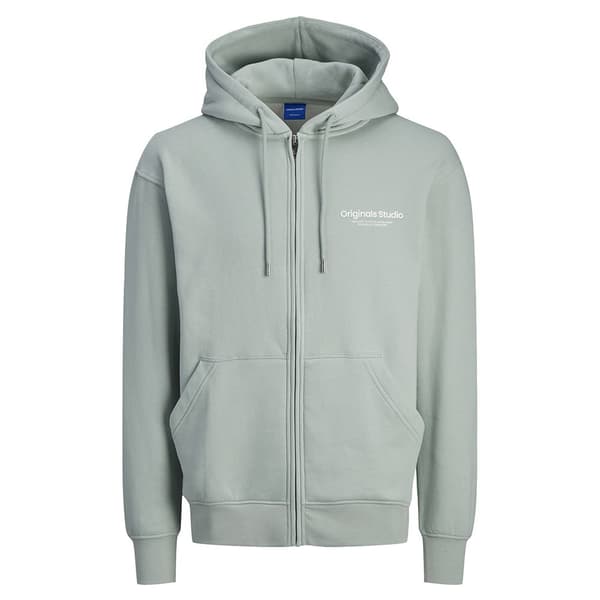 Jack & Jones Sweatshirt Med Full Dragkedja Vesterbro Grå M Man
