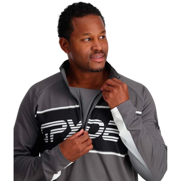 Spyder Halv Lynlå Sweatshirt Paramount Grå L Mand
