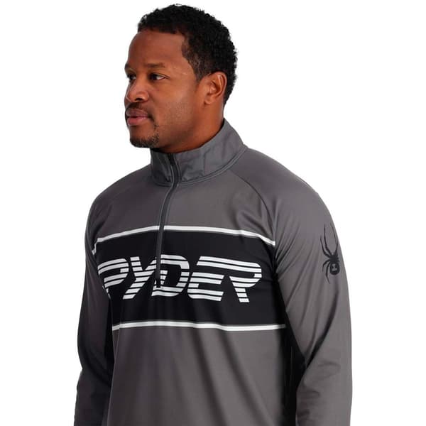 Spyder Halv Lynlå Sweatshirt Paramount Grå L Mand