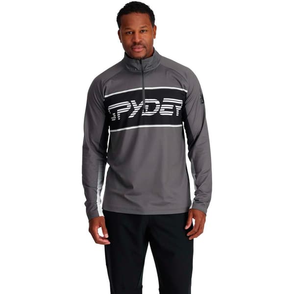 Spyder Halv Lynlå Sweatshirt Paramount Grå L Mand