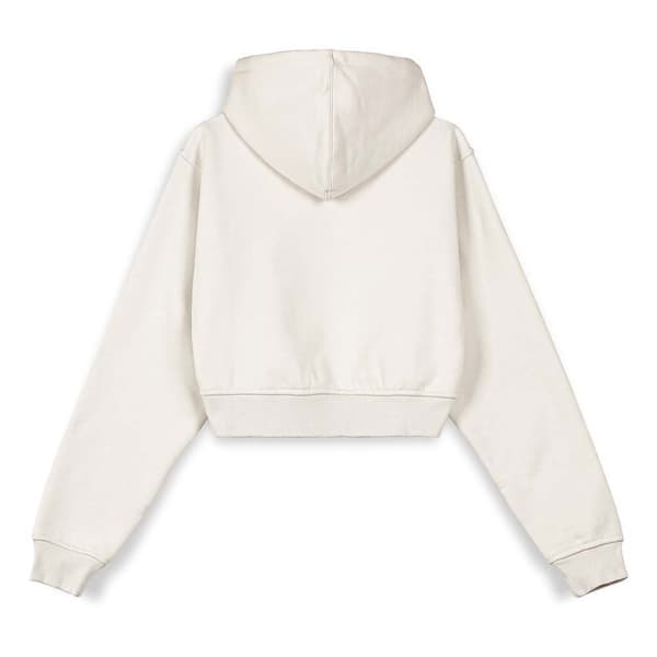 Grimey Luvtröja Madrid Heavyweight The Connoisseur Crop Beige M Kvinna