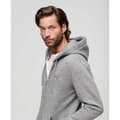 Miniatyrbild 4 av 4: Superdry Sweatshirt Med Full Dragkedja Essential Logo Grå 2XL Man