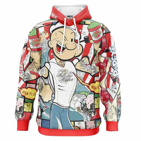 Otso Hættetrøje Popeye Art Show  2XS Mand