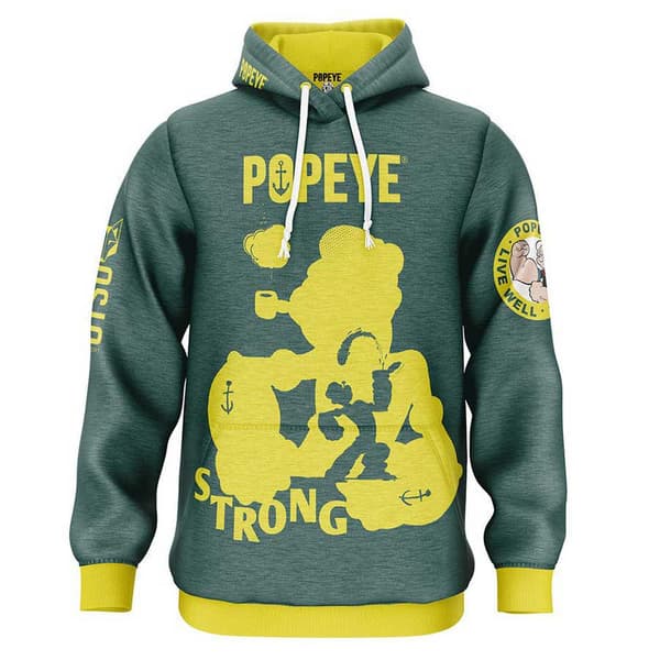 Otso Hættetrøje Popeye Strong  L Mand