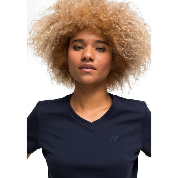 Maier Sports Trudy T-shirt Med Korta ärmar Blå 2XL Kvinna