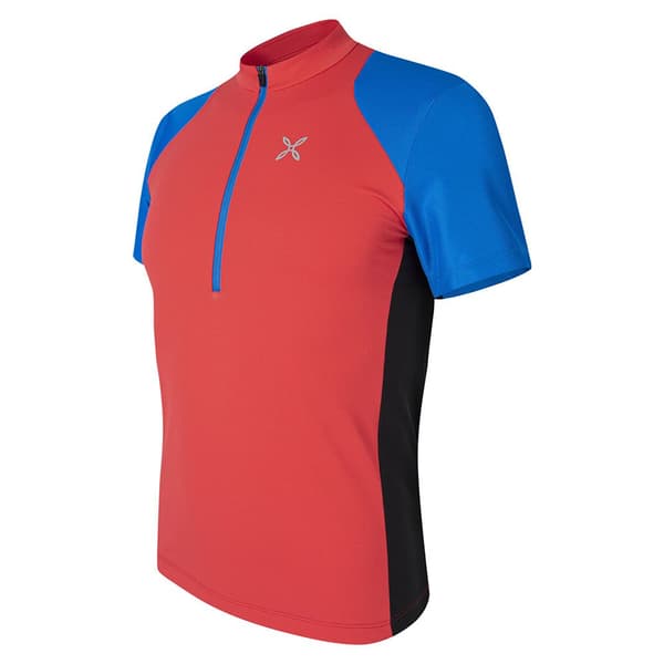 Montura Neverland Zip T-shirt Med Korta ärmar Röd 2XL Man