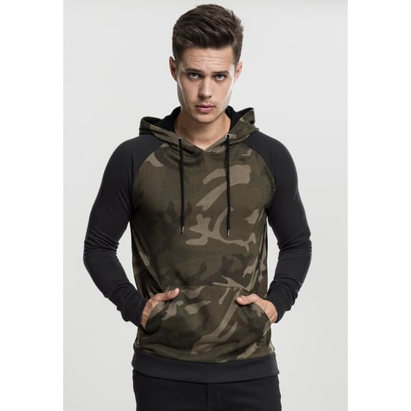 Urban Classics Tröja Raglan Contract Grönt S Man