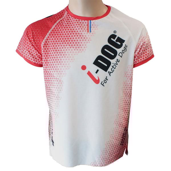 I-dog Ripstretch T-shirt Med Korta ärmar Rosa S Man