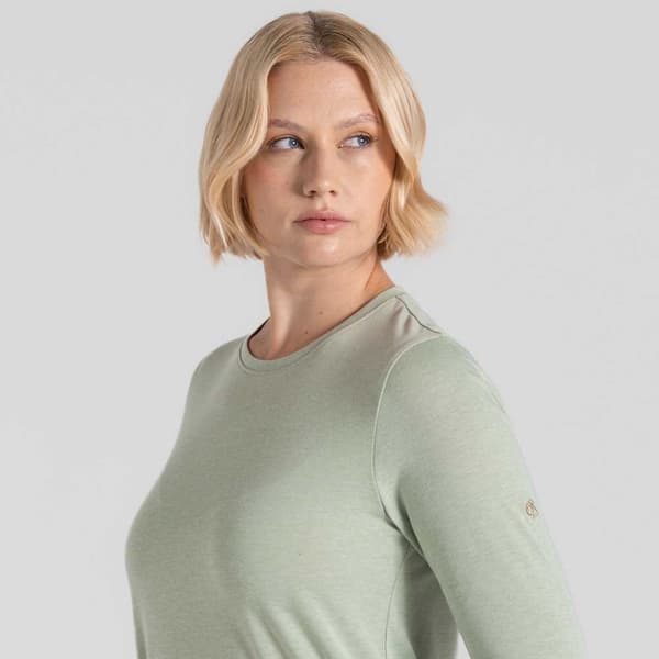 Craghoppers Nosilife Akona T-shirt Med Lång ärm Grönt 44 Kvinna