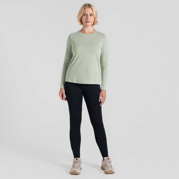 Craghoppers Nosilife Akona T-shirt Med Lång ärm Grönt 44 Kvinna