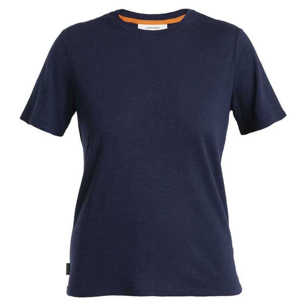Icebreaker Merino Linen T-shirt Med Korte ærmer Blå XS Kvinde