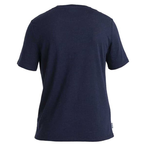 Icebreaker Merino Linen T-shirt Med Korte ærmer Blå XS Kvinde
