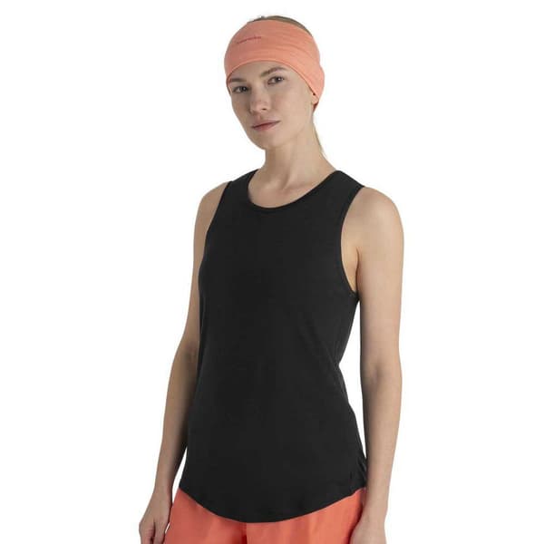 Icebreaker Merino 125 Cool-lite Sphere Iii Tank ærmeløs T-shirt Sort XL Kvinde
