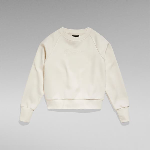 G-star Autograph Sweatshirt Beige M Kvinde