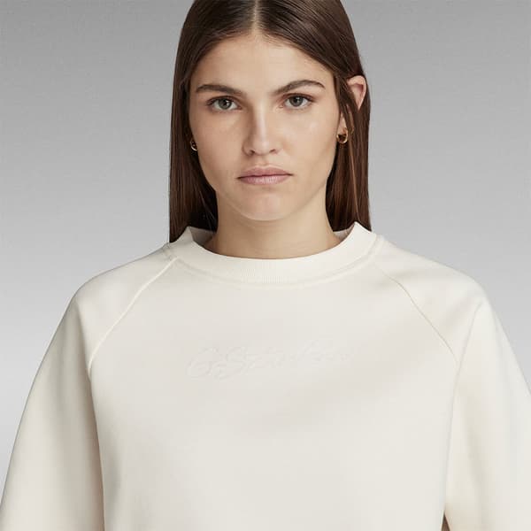 G-star Autograph Sweatshirt Beige M Kvinde