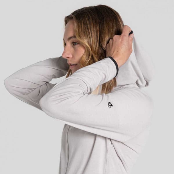 Craghoppers Nosilife Afia Sweatshirt Med Lynlås Grå 44 Kvinde