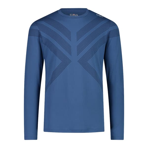 Cmp 32l2847 T-shirt Med Lange ærmer Blå 2XL Mand