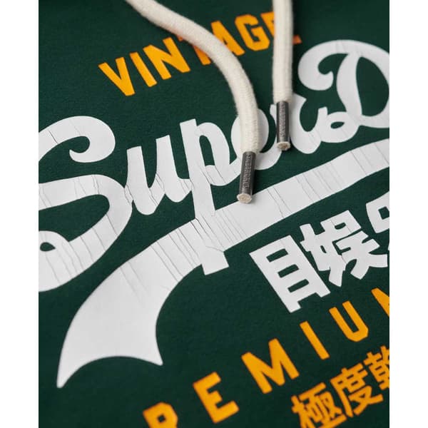Superdry Vintage Logo Duo Huppari Vihreä 2XL Mies