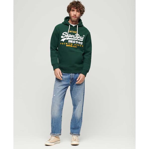Superdry Vintage Logo Duo Huppari Vihreä 2XL Mies