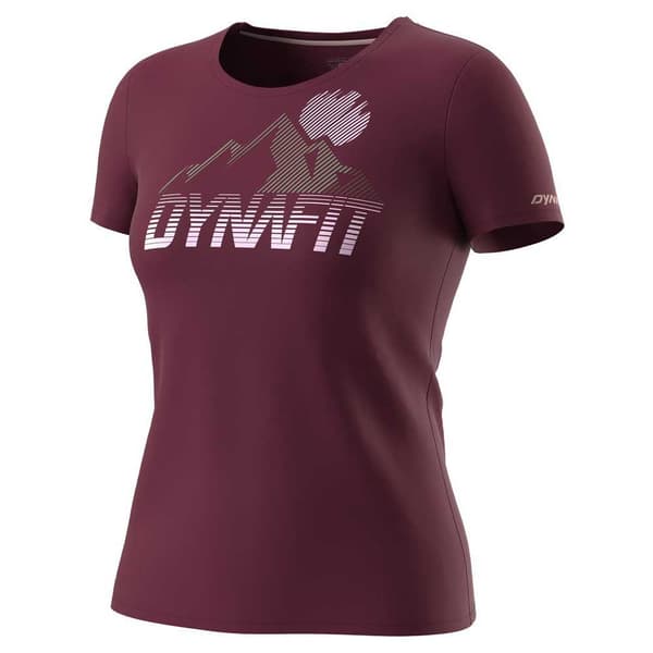 Dynafit Transalper Graphic T-shirt Med Korta ärmar Röd S Kvinna