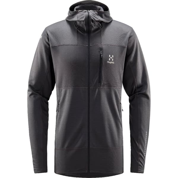 Haglofs L.i.m Mid Fast Sweatshirt Med Lynlås Grå L Mand