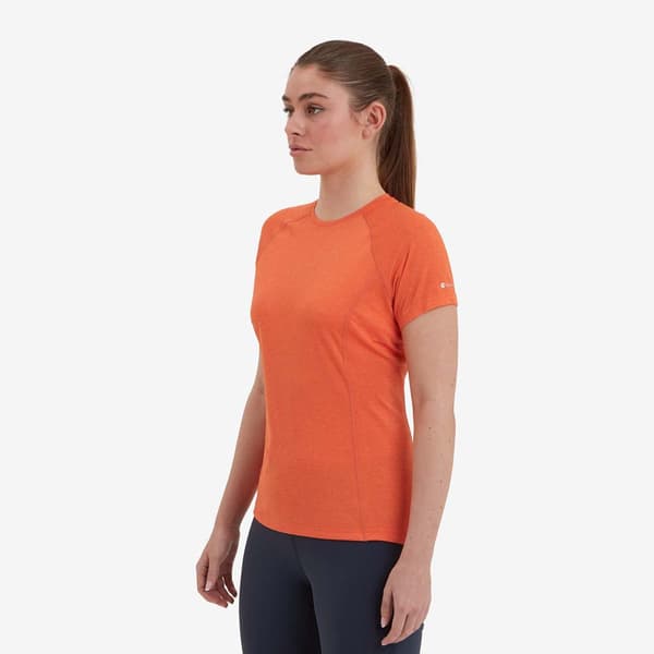 Montane Dart T-shirt Med Korte ærmer Orange S Kvinde