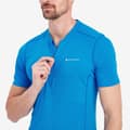 Pikkukuva 6 / 6: Montane Dart Nano Puoli Vetoketjullinen Lyhythihainen T-paita Sininen M Mies