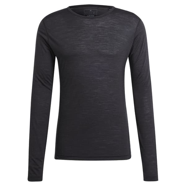 Adidas Xperior Merino 150 Baselayer T-shirt Med Lange ærmer Sort L Mand