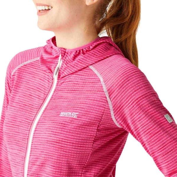 Regatta Yonder Sweatshirt Med Lynlås Rosa 10 Kvinde