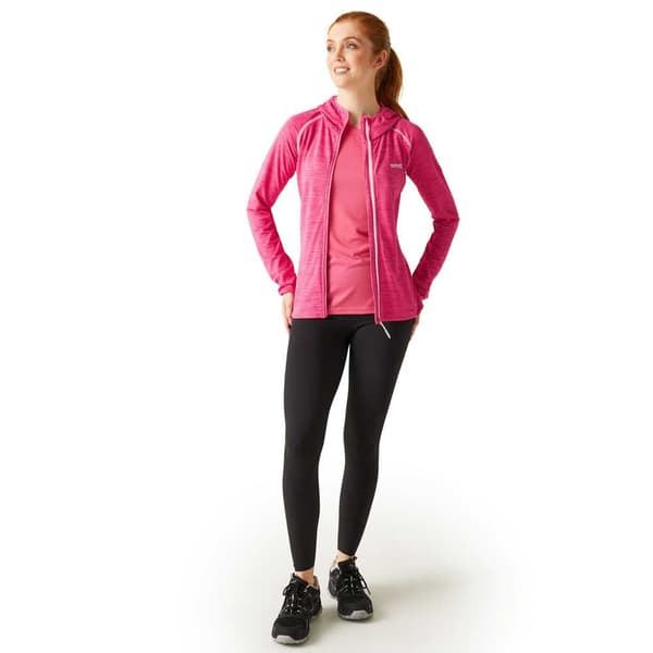 Regatta Yonder Sweatshirt Med Lynlås Rosa 10 Kvinde