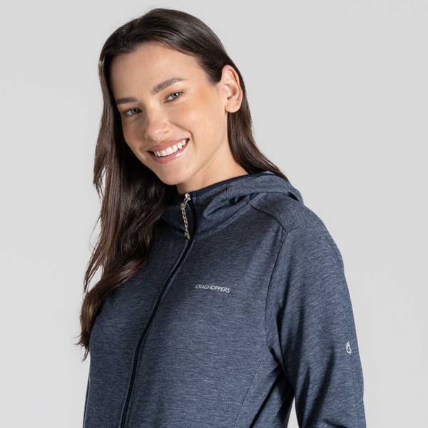 Craghoppers Nosilife Afia Sweatshirt Med Lynlås Grå 46 Kvinde