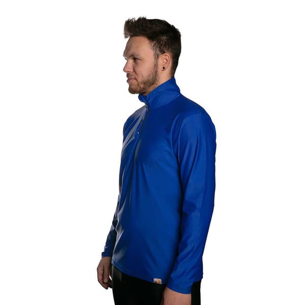 Iq-uv Uv Aqua Halv Lynlås Sweatshirt Blå XL Mand