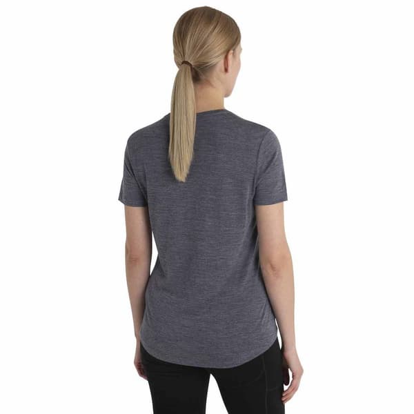 Icebreaker Merino 125 Cool-lite Sphere Iii T-shirt Med Korte ærmer Grå XL Kvinde