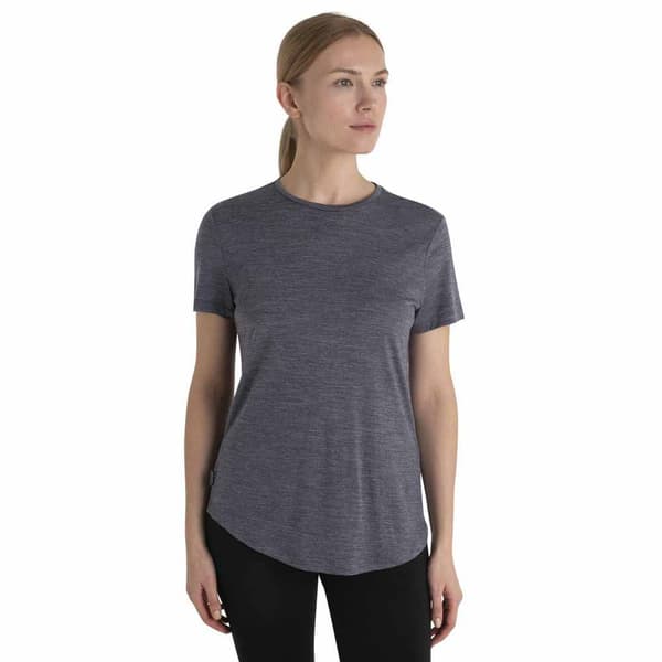 Icebreaker Merino 125 Cool-lite Sphere Iii T-shirt Med Korte ærmer Grå XL Kvinde
