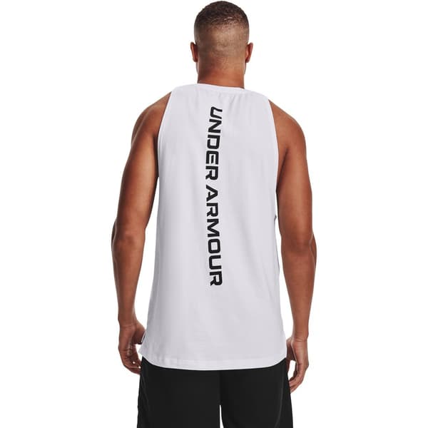 Under Armour Baseline Cotton Hihaton T-paita Valkoinen L Mies