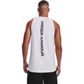 Pikkukuva 2 / 6: Under Armour Baseline Cotton Hihaton T-paita Valkoinen L Mies