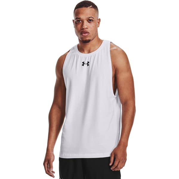 Under Armour Baseline Cotton Hihaton T-paita Valkoinen L Mies