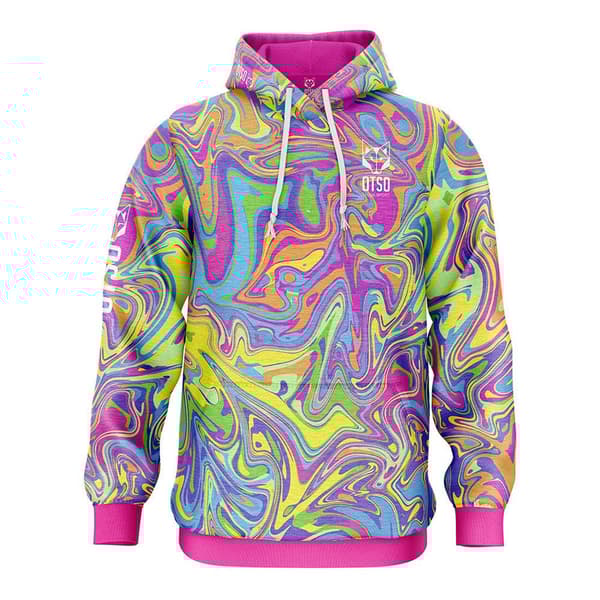 Otso Psychedelic Hættetrøje Flerfarvet M Mand