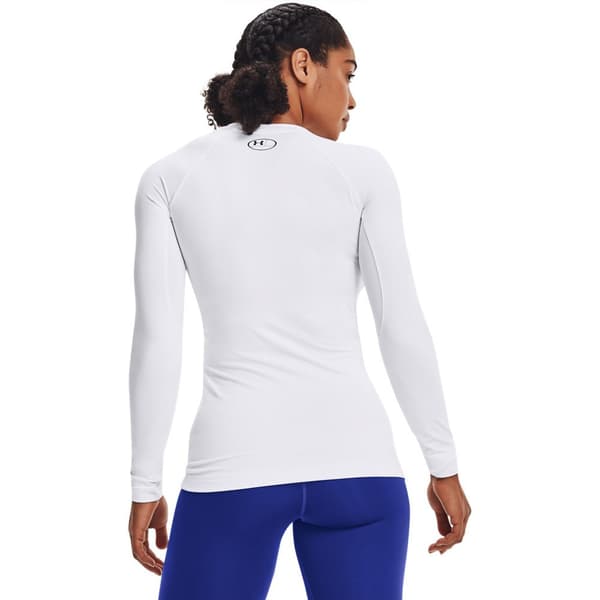 Under Armour Cg Authentics Crew T-shirt Med Lång ärm Vit XS Kvinna