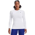 Miniatyrbild 1 av 6: Under Armour Cg Authentics Crew T-shirt Med Lång ärm Vit XS Kvinna