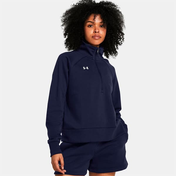 Under Armour Rival Fleece Halv Lynlås Sweatshirt  S / Regular Kvinde