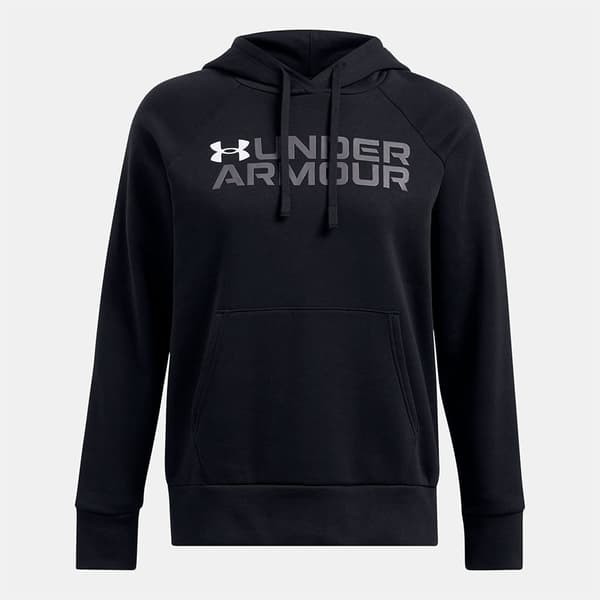 Under Armour Rival Fleece Wordmark Hættetrøje XS Kvinde
