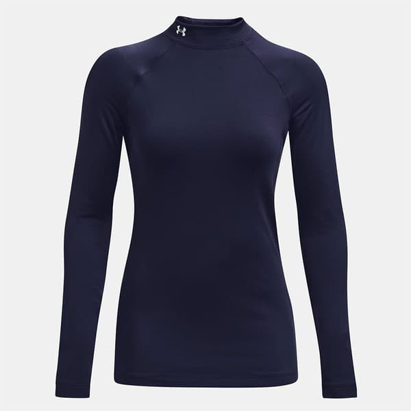 Under Armour Coldgear Authentics Mockneck T-shirt Med Lång ärm XS Kvinna