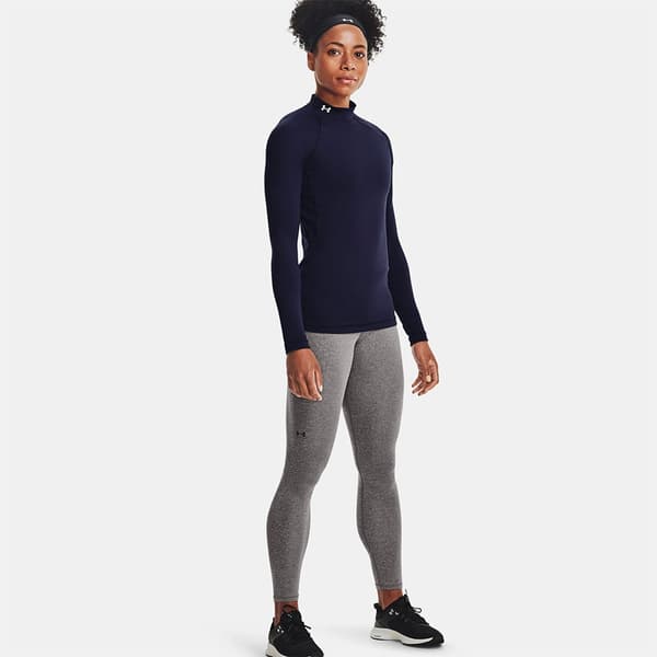 Under Armour Coldgear Authentics Mockneck T-shirt Med Lång ärm XS Kvinna
