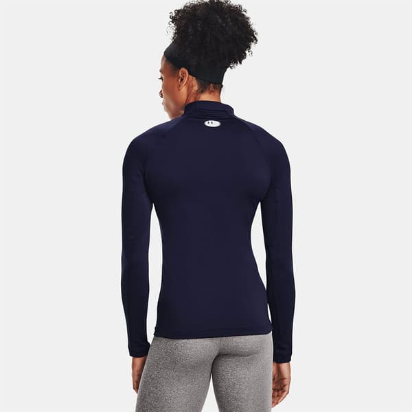 Under Armour Coldgear Authentics Mockneck T-shirt Med Lång ärm XS Kvinna