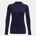 Miniatyrbild 3 av 5: Under Armour Coldgear Authentics Mockneck T-shirt Med Lång ärm  XL Kvinna